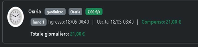 Compenso Orario