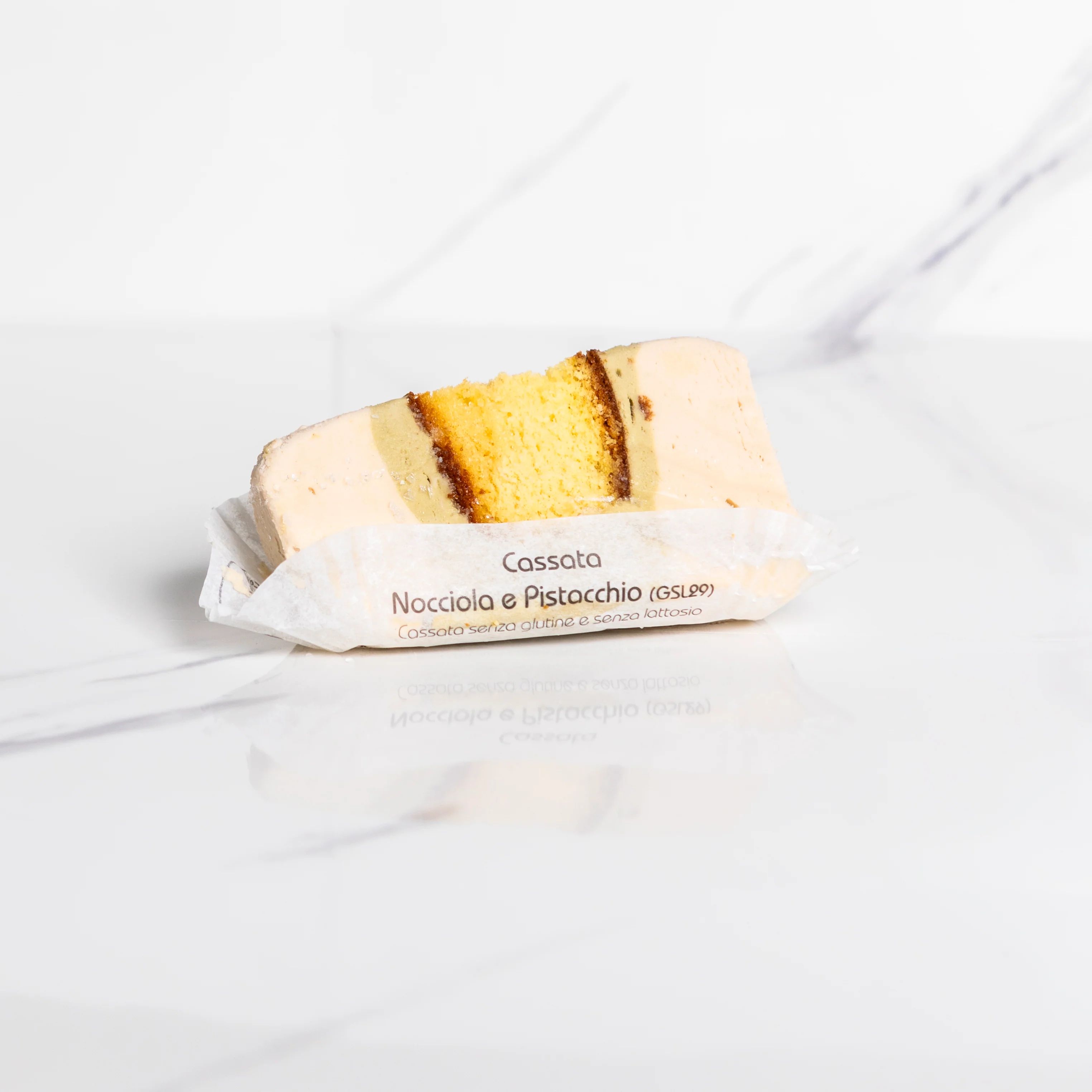 Cassata nocciola e pistacchio