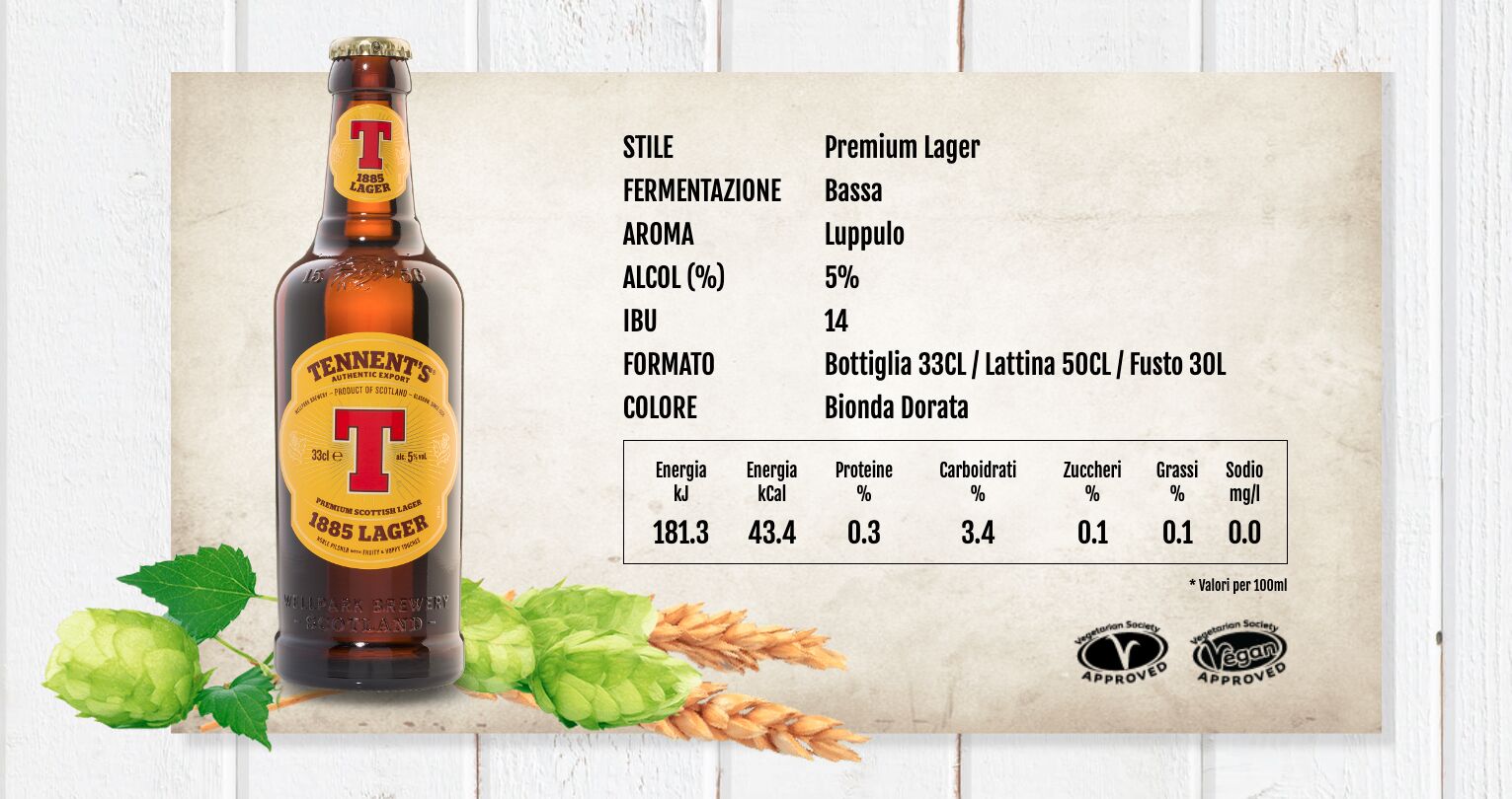 Tennent's Premium Lager